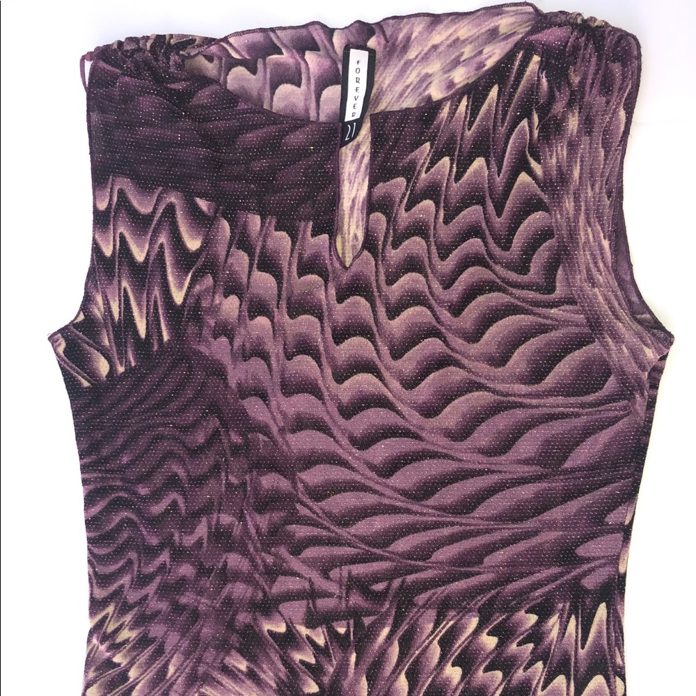 Purple sleeveless tank